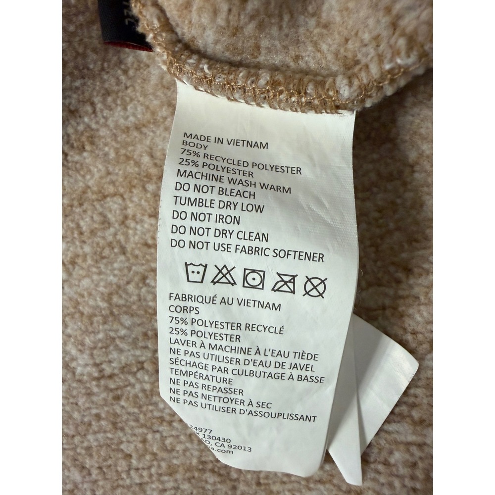 Prana Mattea Hoodie Sweater Pullover Tan Heather Asymmetrical Hem Womens XL - Picture 10 of 10